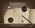 D&D 5e Character Journal Bundle Printable | Whimsical Edition