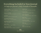 D&D 5e Character Journal Bundle Printable | Botanical Garden Edition