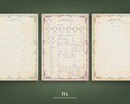 D&D 5e Character Journal Bundle Printable | Botanical Garden Edition