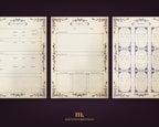 D&D 5e Character Journal Bundle Printable | Dark Romance Edition