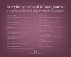 D&D 5e Character Journal Bundle Printable | Floral Fantasy Edition