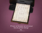 D&D 5e Character Journal Bundle Printable | Floral Fantasy Edition