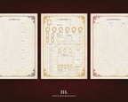 D&D 5e Character Journal Bundle Printable | Flame Phoenix Edition