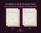 D&D 5e Character Journal Bundle Printable | Lillium Edition