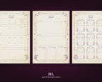 D&D 5e Character Journal Bundle Printable | Lillium Edition