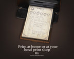 D&D 5e Character Journal Bundle Printable | Medieval Caslte Edition