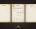 D&D 5e Character Journal Bundle Printable | Medieval Caslte Edition