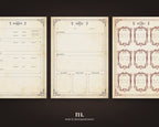 D&D 5e Character Journal Bundle Printable | Medieval Caslte Edition
