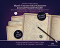 D&D 5e Character Journal Bundle Printable | Mystic Unicorn Edition
