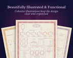 D&D 5e Character Journal Bundle Printable | Mystic Unicorn Edition