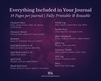 D&D 5e Character Journal Bundle Printable | Mystic Unicorn Edition