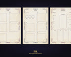 D&D 5e Character Journal Bundle Printable | Royal Griffin Edition