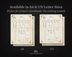 D&D 5e Character Journal Bundle Printable | Ancient Dragon Edition