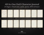 D&D 5e Character Journal Bundle Printable | Ancient Dragon Edition