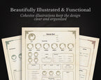 D&D 5e Character Journal Bundle Printable | Ancient Dragon Edition