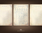 D&D 5e Character Journal Bundle Printable | Whimsical Edition