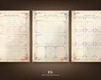 D&D 5e Character Journal Bundle Printable | Whimsical Edition
