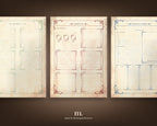 D&D 5e Character Journal Bundle Printable | Whimsical Edition