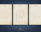D&D 5e Character Journal Bundle Printable | Celestial Edition
